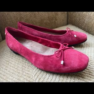 Clarks Suede Ballet Flats